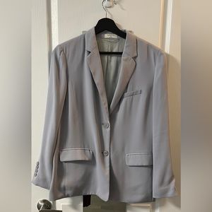 Aritzia babaton lilac grey demy blazer xs preowned